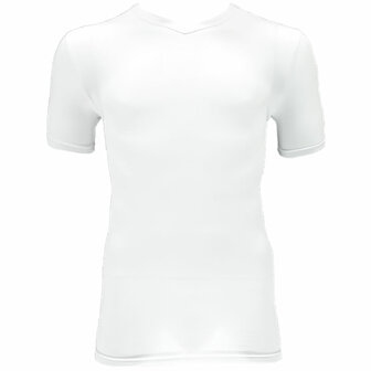 Bamboo T-shirts men basic 2 pak white v-neck
