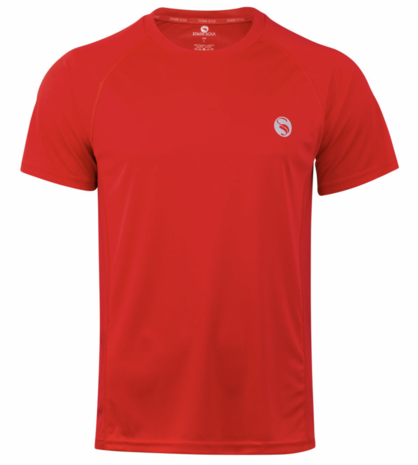 STARK SOUL ademend Heren-sportshirt met een zachte touch  - Kleur: Rood
