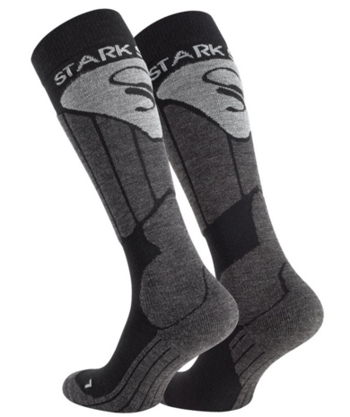 Stark Soul Ski sokken  unisex. kleur: Zwart-Maat: 39/42